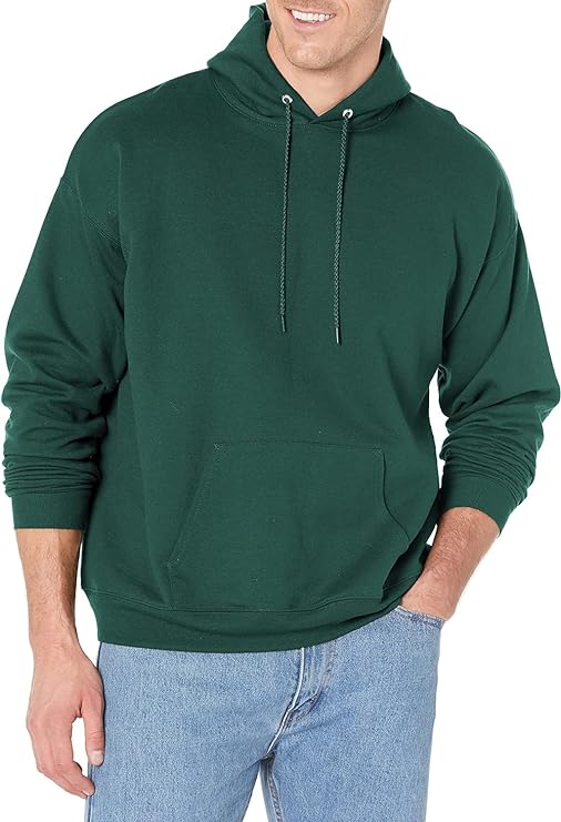 Hanes men’s Ecosmart Hoodie, Midweight Fleece Sweatshirt, Pullover Hooded Sweatshirt for Men.