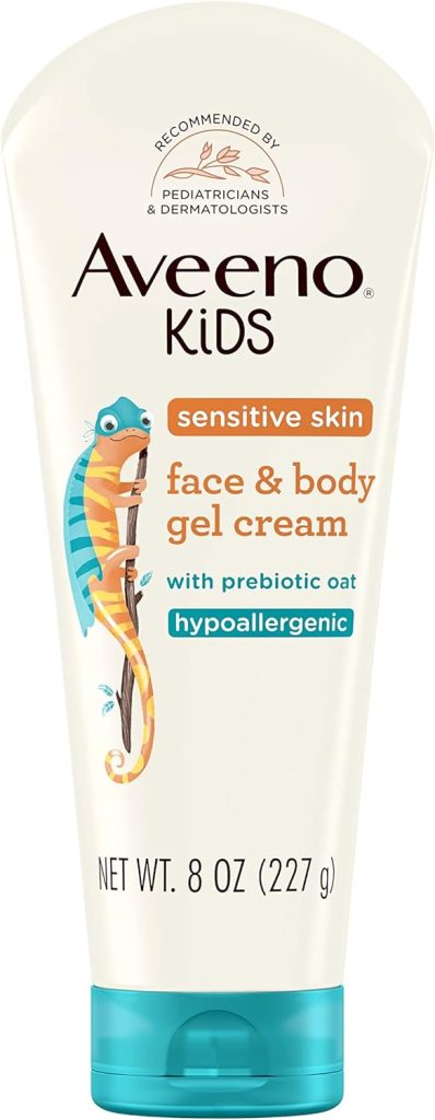 Aveeno Baby Sensitive Skin Face & Body Gel Cream skincare for Kids
