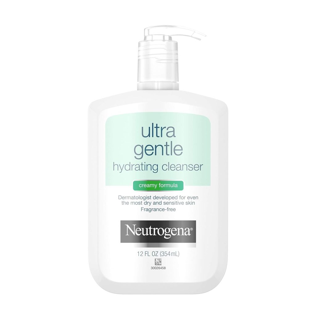 Neutrogena Ultra Gentle Facial Cleanser, Non-Foaming Face Wash 